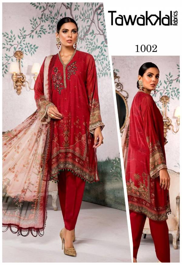 Tawakkal Parisa Casual Wear Printed Cotton Karachi Dress Material Collection
